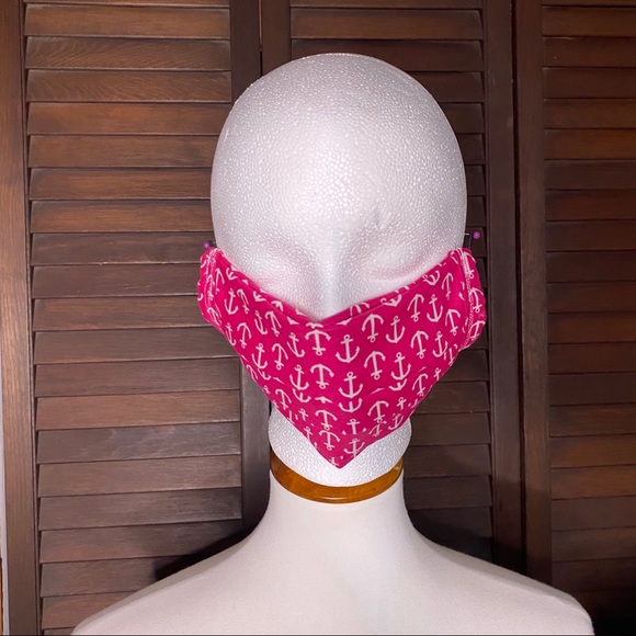 Green Zebra & Flowers Kids Mask with Filter Pocket - Picture 4 of 8